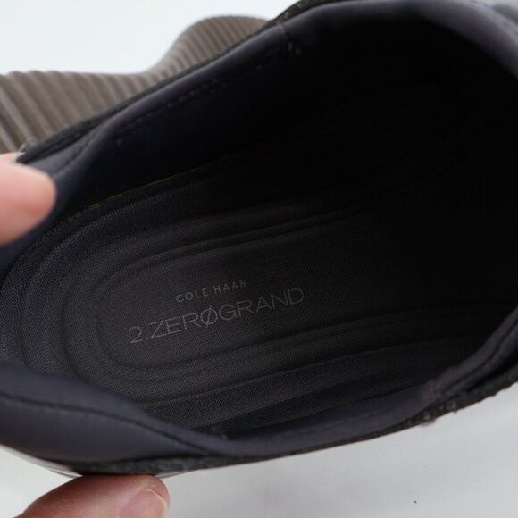Cole Haan Men\'s Zerogrand Sneaker Size 11 Laser Wingtip Gray Oxford Leather Shoe main image 5